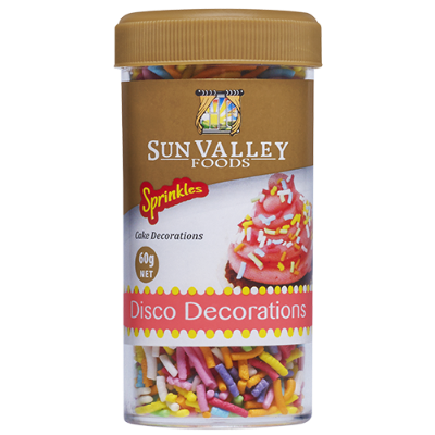 Sun Valley Foods Disco Decorations 60g