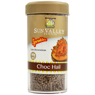 Sun Valley Foods Choc Hail 60g