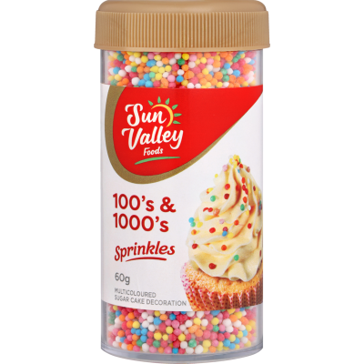 Sun Valley Foods 100s & 1000s Sprinkles 60g