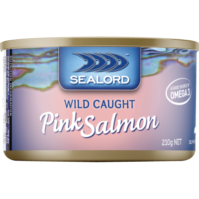 Sealord Wild Caught Pink Salmon 210g