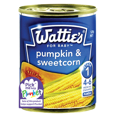 Wattie's For Baby Pumpkin & Sweetcorn 4-6 Months+ 120g