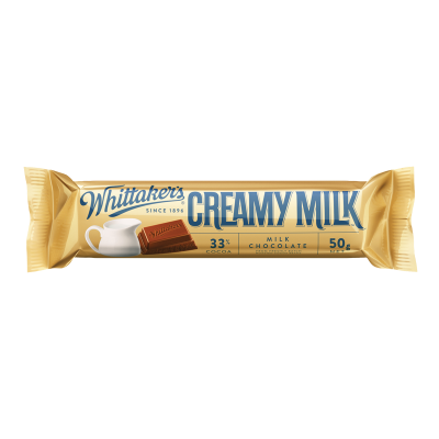 Whittaker's Chunks Creamy Milk Chocolate Bar 50g