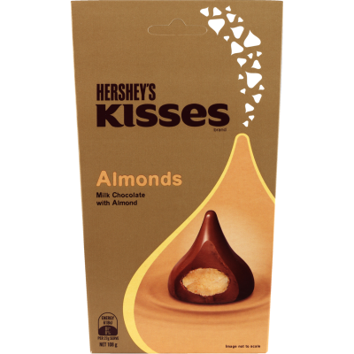 Hershey's Creamy Milk Chocolate Kisses with Almonds 108g