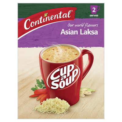 Continental Asian Laksa Cup a Soup 2pk