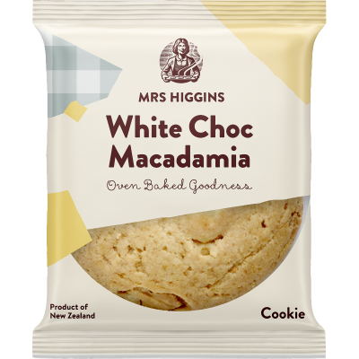 Mrs Higgins White Choc Macadamia Cookie 85g
