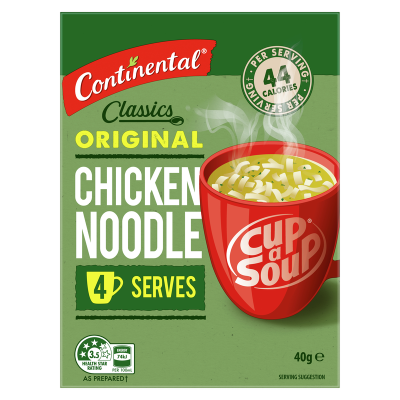 Continental Original Chicken Noodle Cup a Soup 40g
