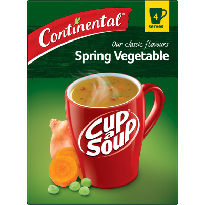 Continental Spring Vegetable Cup-a-soup 4pk