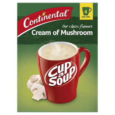 Continental Classic Cream Of Mushroom Cup a Soup 4pk