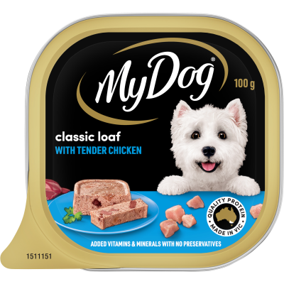 My Dog Classic Loaf With Tender Chicken Wet Dog Food 100g