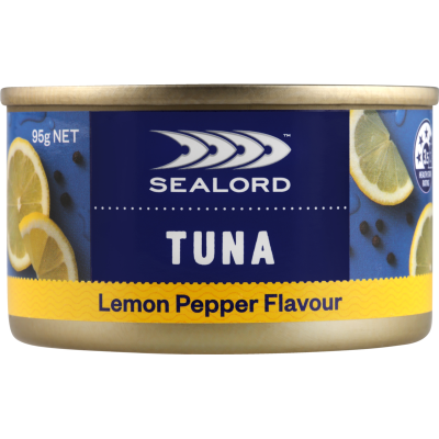 Sealord Lemon Pepper Flavour Tuna 95g