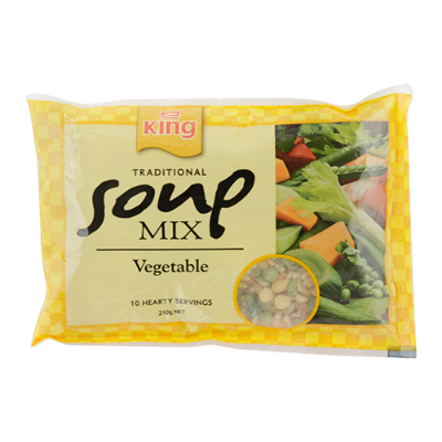 King Vegetable Traditional Soup Mix 210g