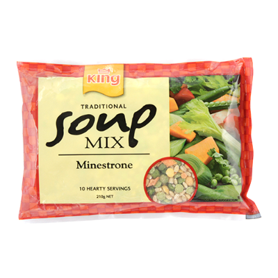 King Minestrone Traditional Soup Mix 210g