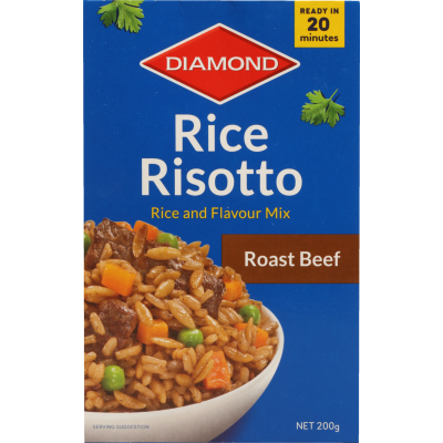 Diamond Roast Beef Rice Risotto Rice & Flavour Mix 200g