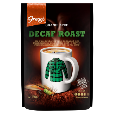 Gregg's Granulated Decaf Roast Instant Coffee 75g