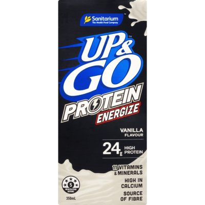 Sanitarium Up & Go Protein Energize Vanilla Flavour Liquid Breakfast 350ml