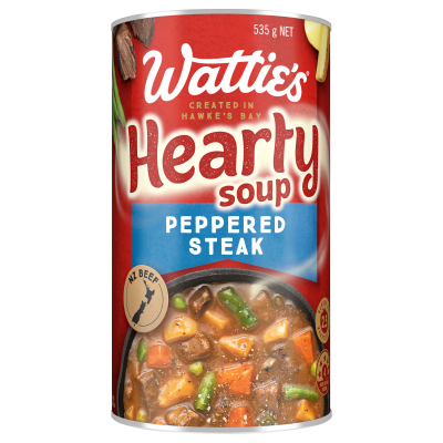 Wattie's Peppered Steak Hearty Soup 535g