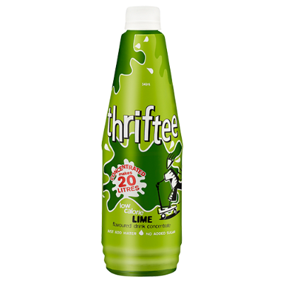 Thriftee Low Calorie Jamaican Lime Flavoured Drink Concentrate 540ml