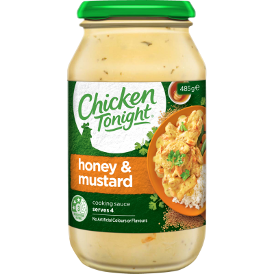 Chicken Tonight Honey & Mustard Cooking Sauce 485g