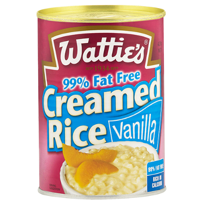 Wattie's Vanilla 99% Fat Free Creamed Rice 420g