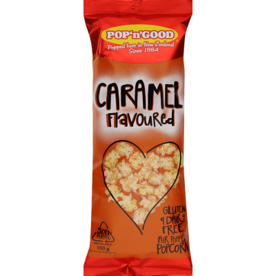 Pop'n'Good Caramel Flavoured Popcorn 150g