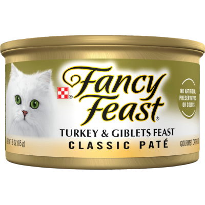 Purina Fancy Feast Classic Turkey & Giblets Feast Adult Wet Cat Food 85g