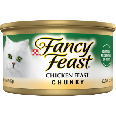 Purina Fancy Feast Adult Chunky Chicken Feast Wet Cat Food 85g