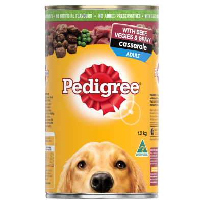 Pedigree Beef & Gravy Casserole Wet Dog Food 1.2kg