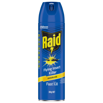 Raid Odourless Flying Insect Killer 350g
