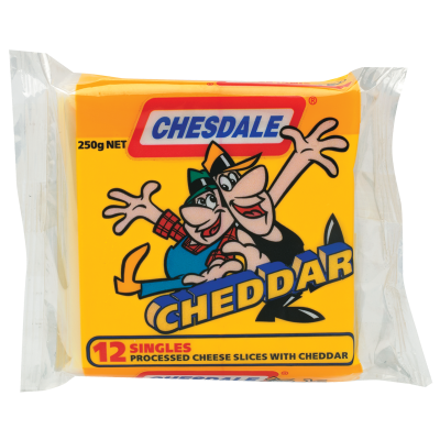 Chesdale Cheddar Cheese Slices 250g