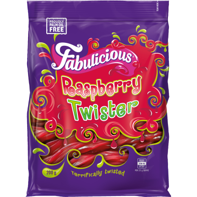 RJ's Fabulicious Raspberry Twister 200g