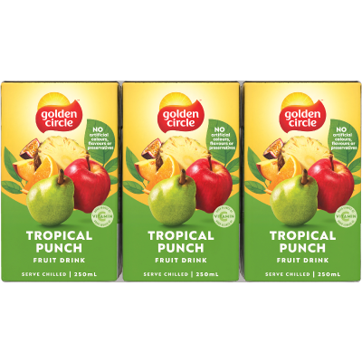 Golden Circle Tropical Punch Fruit Drink 6 x 250ml