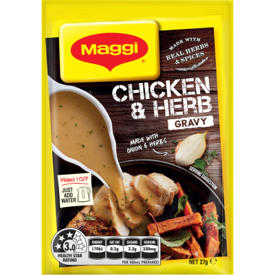 Maggi Chicken & Herb Gravy Mix 27g