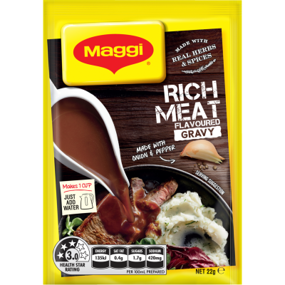 Maggi Rich Meat Flavoured Gravy Mix 22g