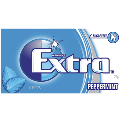 Wrigley's Extra Peppermint Sugarfree Gum 27g