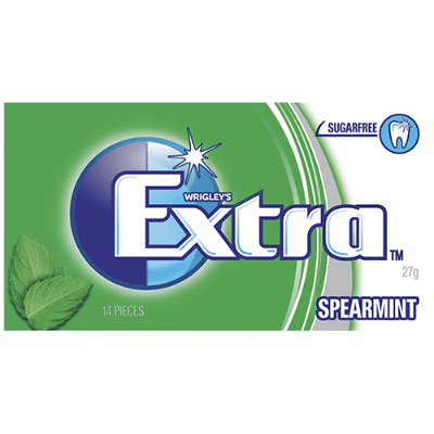 Wrigley's Extra Spearmint Sugarfree Gum 27g