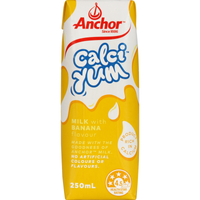 Anchor Calci-Yum Milk With Banana Flavour 250ml
