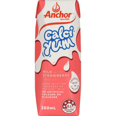 Anchor Calci-Yum Strawberry Flavour Milk 250ml