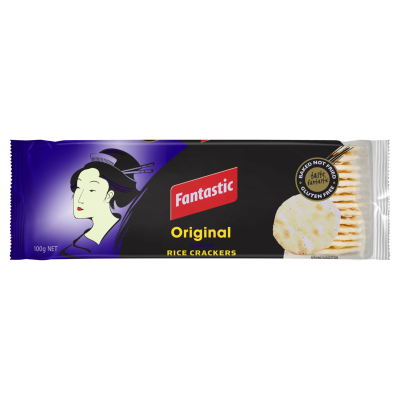 Fantastic Original Rice Crackers 100g – GoPotatoes