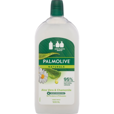 Palmolive Naturals Aloe Vera & Chamomile Hand Wash Refill 500ml