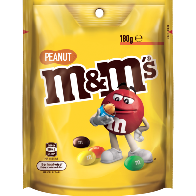 M&M's Peanut Chocolate Pouch 180g