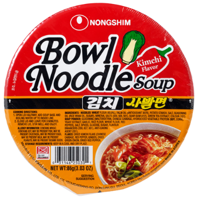 Nongshim Spicy Kimchi Bowl Noodle Soup 86g