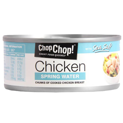 Chop Chop Springwater Chunks Cooked Of Chicken Breast 160g