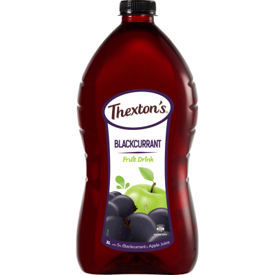 Thexton's Blackcurrant Fruit Drink 3l