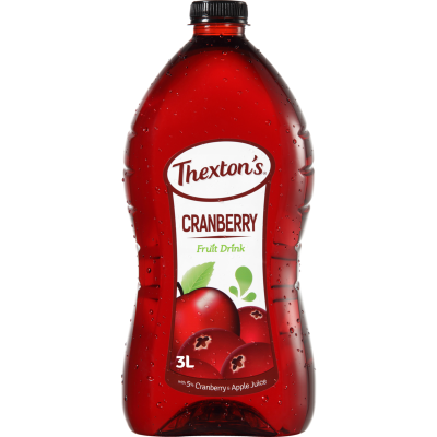 Thexton's Cranberry Fruit Drink 3l