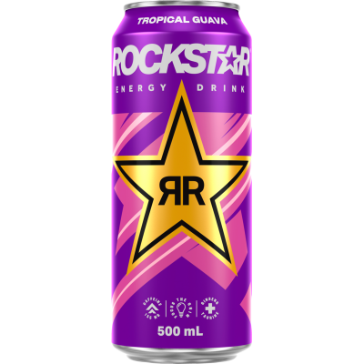 Rockstar Tropical Guava Energy Drink 500ml