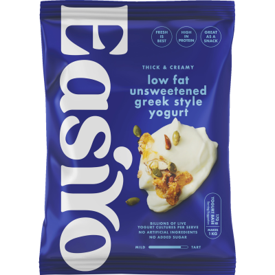 Easiyo Thick & Creamy Low Fat Unsweetened Greek Style Yogurt Base 170g