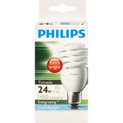Philips Tornado 24w Cool Daylight Screw Bulb 1pk
