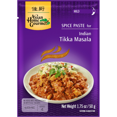 Asian Home Gourmet Indian Tikka Masala Mild Spice Paste 50g