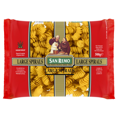 San Remo Large Spirals Pasta 500g