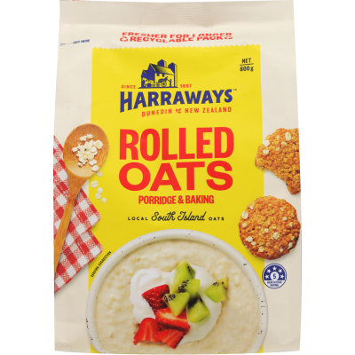 Harraways Rolled Oats 800g